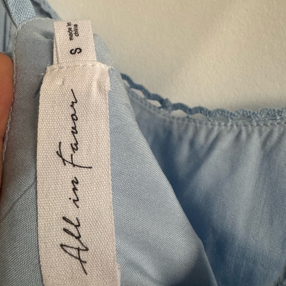 All in favors drop waist cotton & midi dress B3105 - Picture 4 of 4